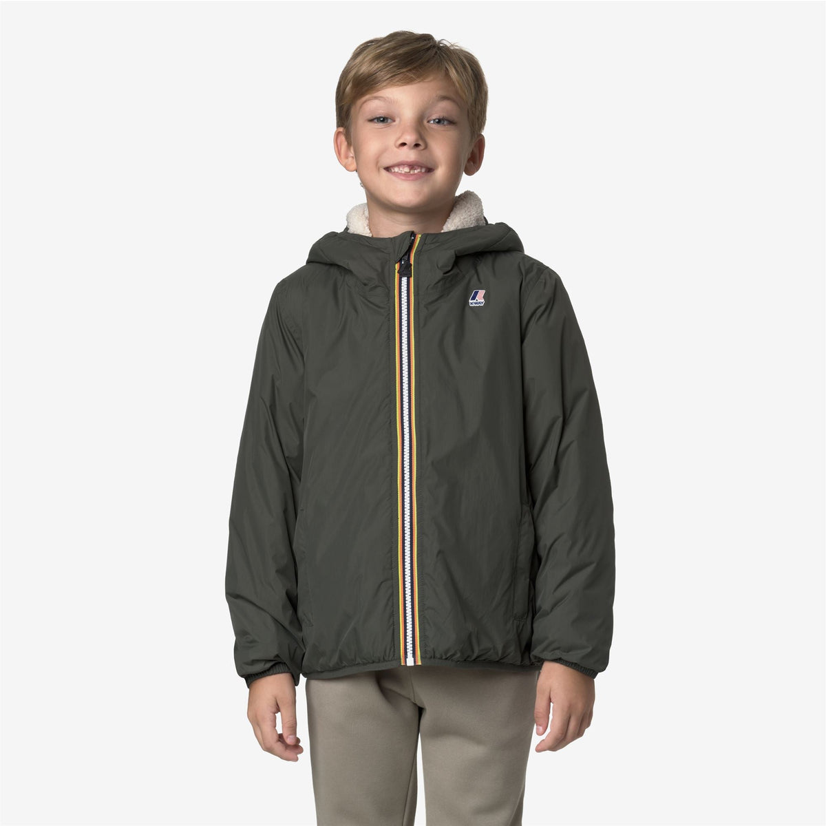 P. LE VRAI 4.0 CLAUDE ORSETTO - Vestes - Milieu - Enfant unisexe - GREEN BLACKISH
