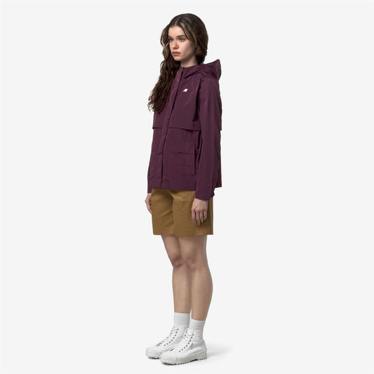 SOPHILE SATIN GLASS - Vestes - Court - Femme - Violet Mauve Wine