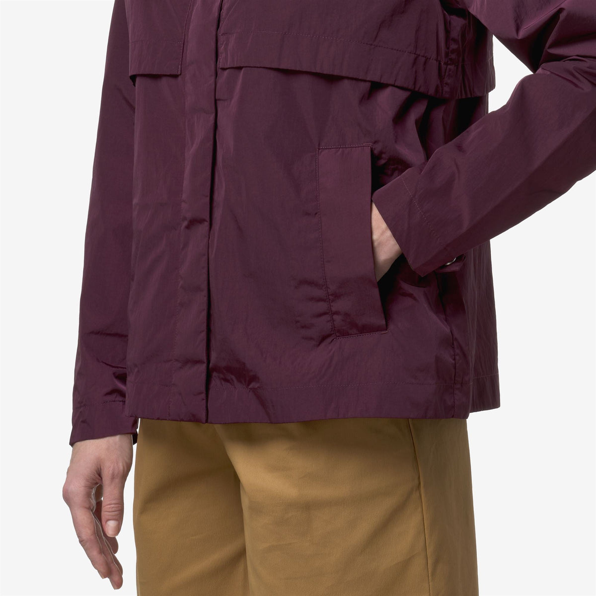 SOPHILE SATIN GLASS - Vestes - Court - Femme - Violet Mauve Wine