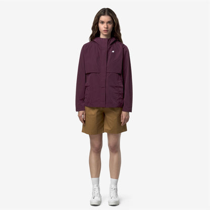 SOPHILE SATIN GLASS - Vestes - Court - Femme - Violet Mauve Wine