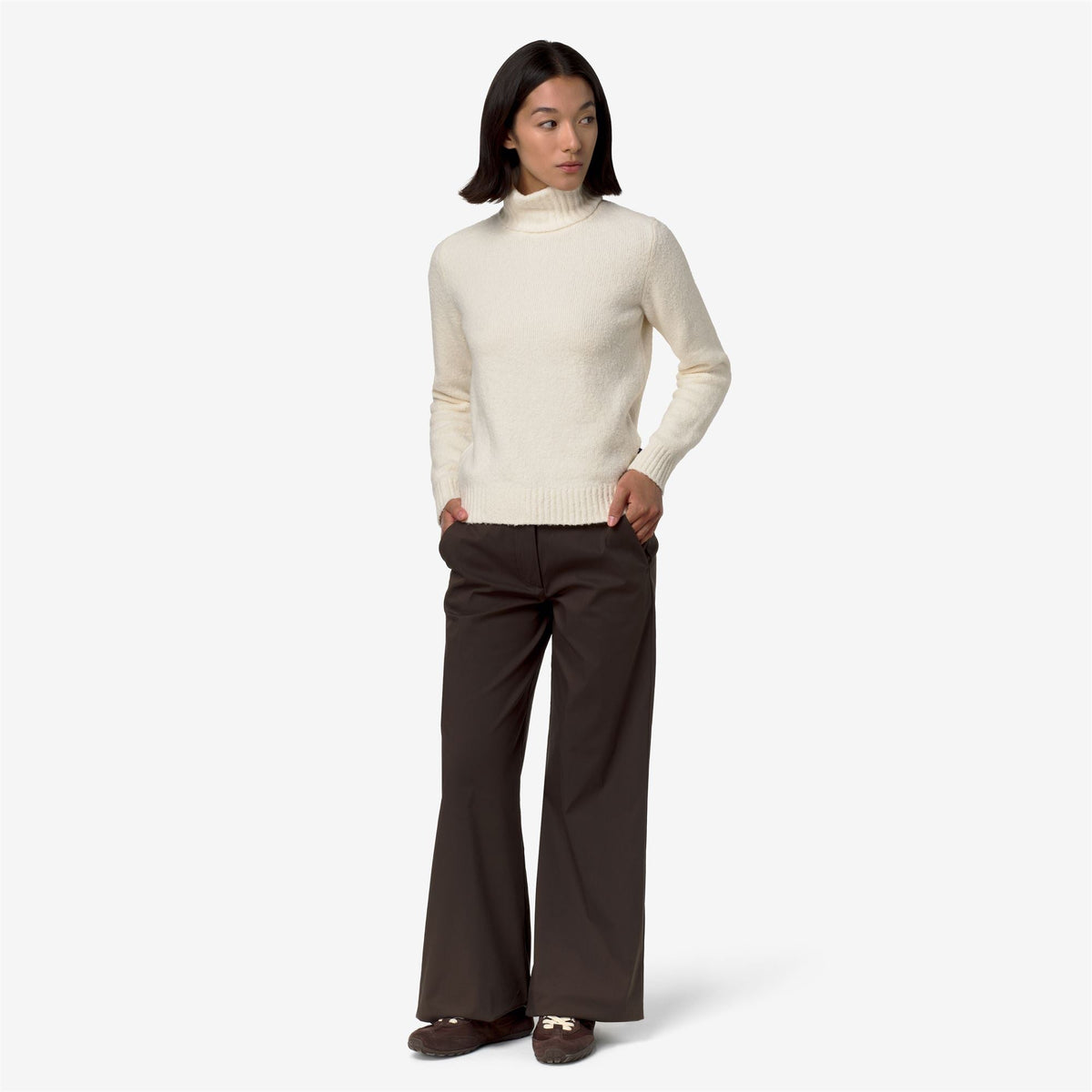 PEGGY SPONGE YARN - Maille - Pull-over - Femme - White Natural