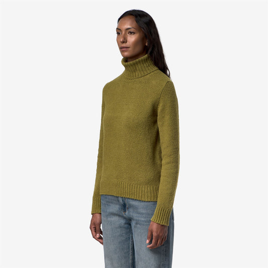 PEGGY SPONGE YARN - Maille - Pull-over - Femme - Green Peat