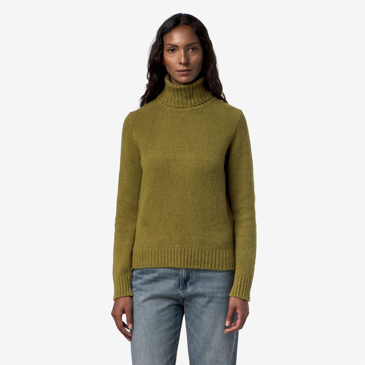 PEGGY SPONGE YARN - Maille - Pull-over - Femme - Green Peat