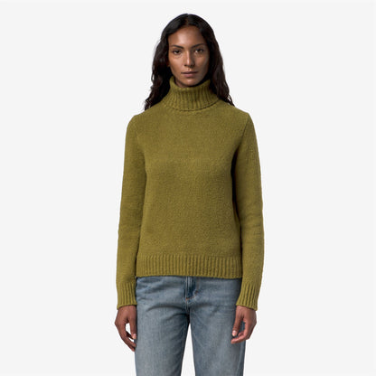 PEGGY SPONGE YARN - Maille - Pull-over - Femme - Green Peat