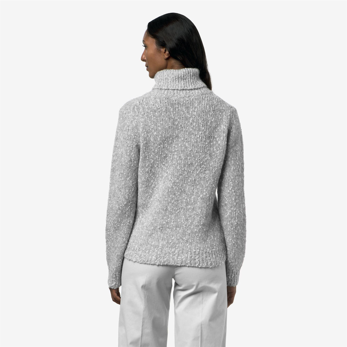 CORINE COCCOLA YARN - Maille - Pull-over - Femme - GREY-WHITE