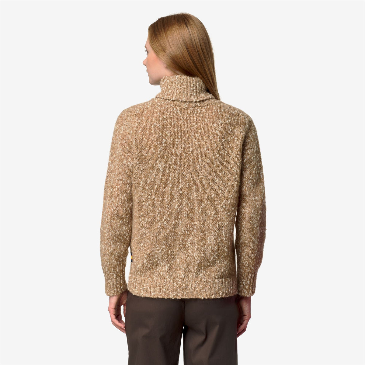 CORINE COCCOLA YARN - Maille - Pull-over - Femme - BROWN-WHITE