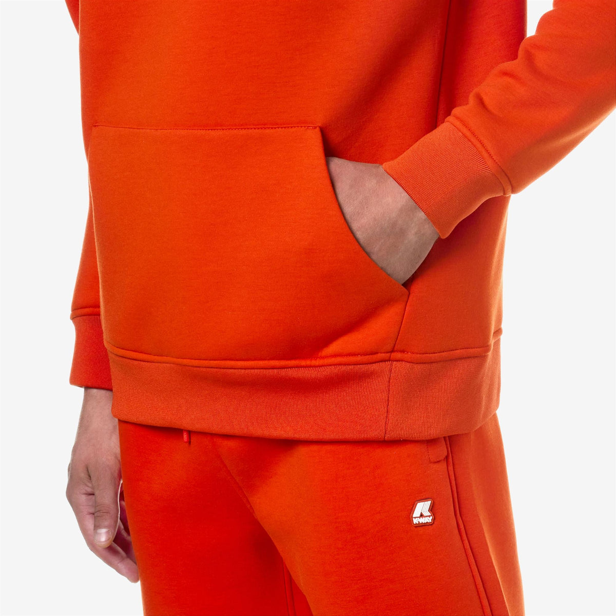 BERNIE SPACER - Polaire - Pull-over - Homme - Orange Pumpkin