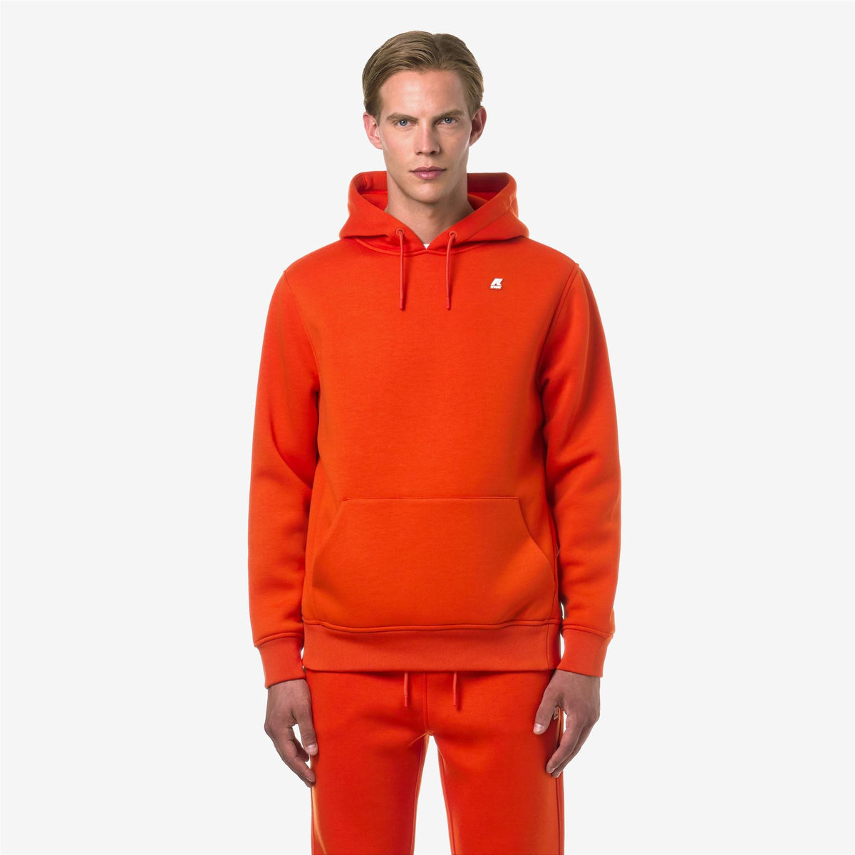 BERNIE SPACER - Polaire - Pull-over - Homme - Orange Pumpkin