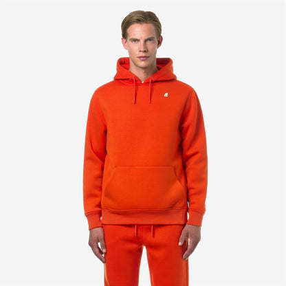 BERNIE SPACER - Polaire - Pull-over - Homme - Orange Pumpkin