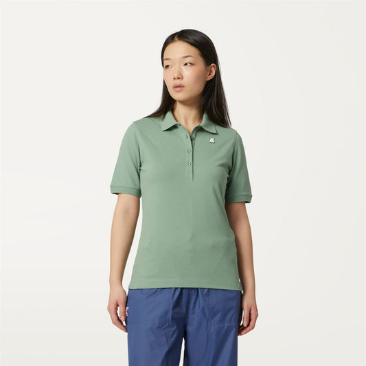ALI - Polos - Polo - Femme - Green Fjord
