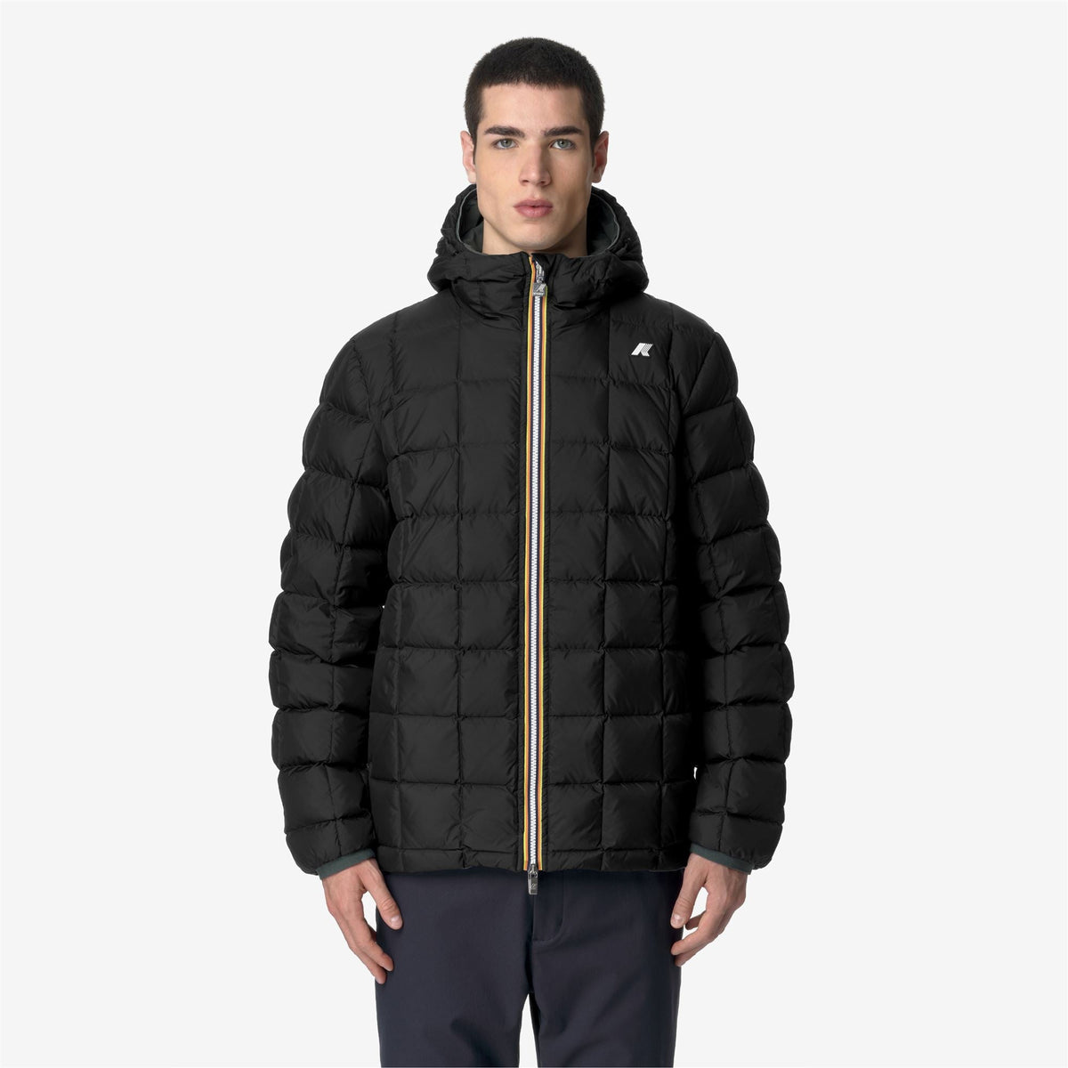 JACK ST THERMO DOUBLE - Vestes - Court - Homme - GREEN BLACKISH -Black Pure