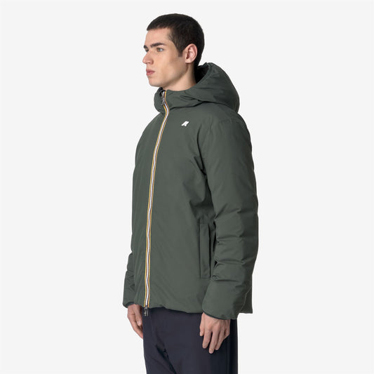 JACK ST THERMO DOUBLE - Vestes - Court - Homme - GREEN BLACKISH -Black Pure