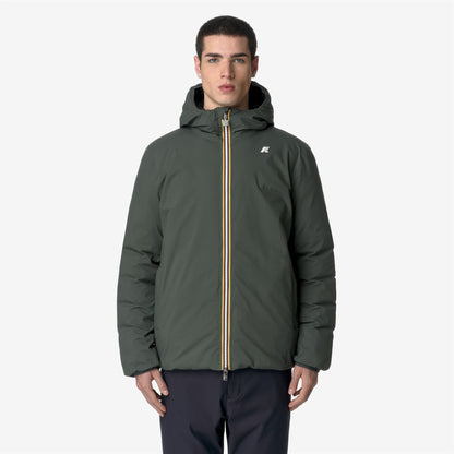 JACK ST THERMO DOUBLE - Vestes - Court - Homme - GREEN BLACKISH -Black Pure