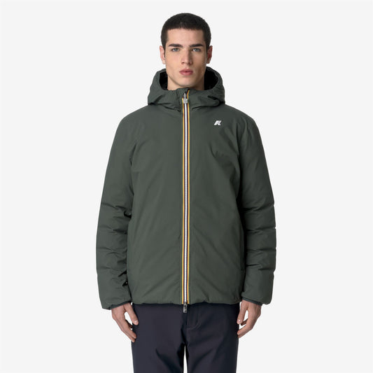 JACK ST THERMO DOUBLE - Vestes - Court - Homme - GREEN BLACKISH -Black Pure