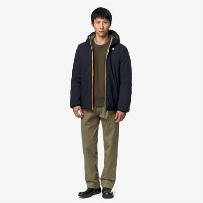 JACK ST THERMO DOUBLE - Vestes - Court - Homme - Blue Depth-Green Army