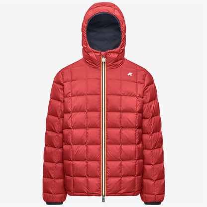 JACK ST THERMO DOUBLE - Vestes - Court - Homme - Blue Depth-Red Dk Chili