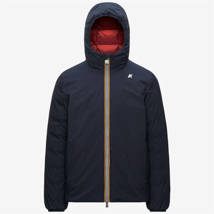 JACK ST THERMO DOUBLE - Vestes - Court - Homme - Blue Depth-Red Dk Chili