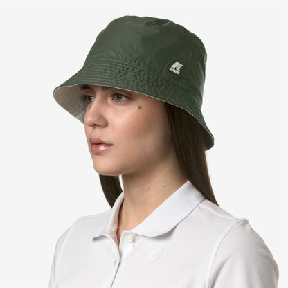 PASCALLE PLUS DOUBLE - Couvre-chef - Chapeau - Unisexe - Green C-Beige L