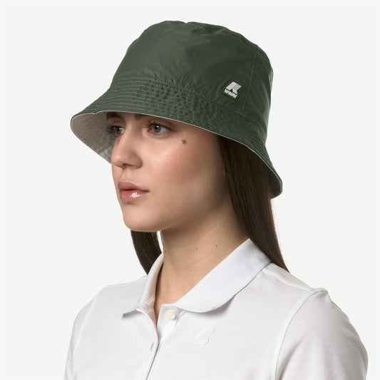 PASCALLE PLUS DOUBLE - Couvre-chef - Chapeau - Unisexe - Green C-Beige L