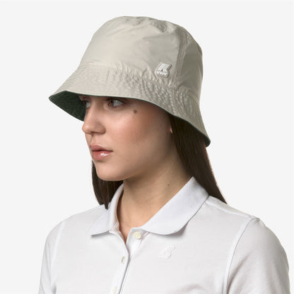 PASCALLE PLUS DOUBLE - Couvre-chef - Chapeau - Unisexe - Green C-Beige L
