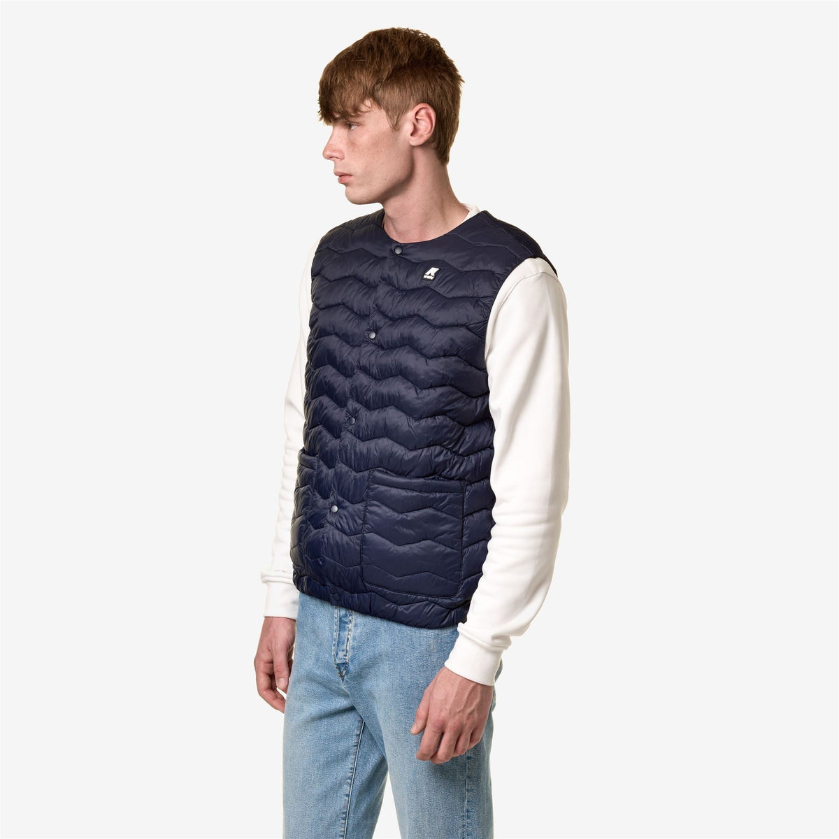 VALTY QUILTED WARM - Vestes - Gilet - Homme - Blue Depth