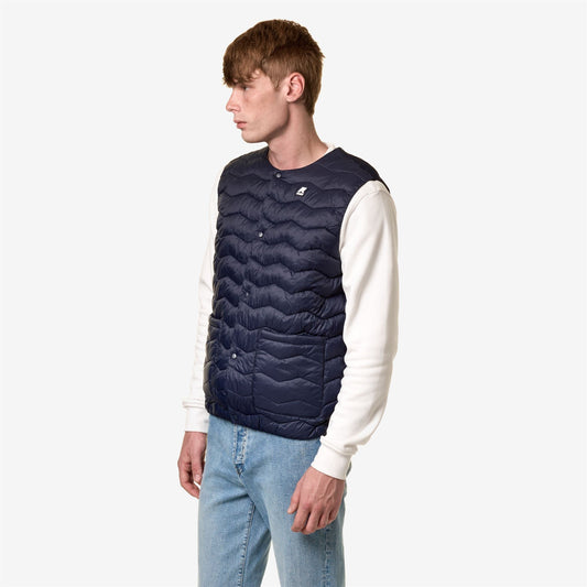 VALTY QUILTED WARM - Vestes - Gilet - Homme - Blue Depth