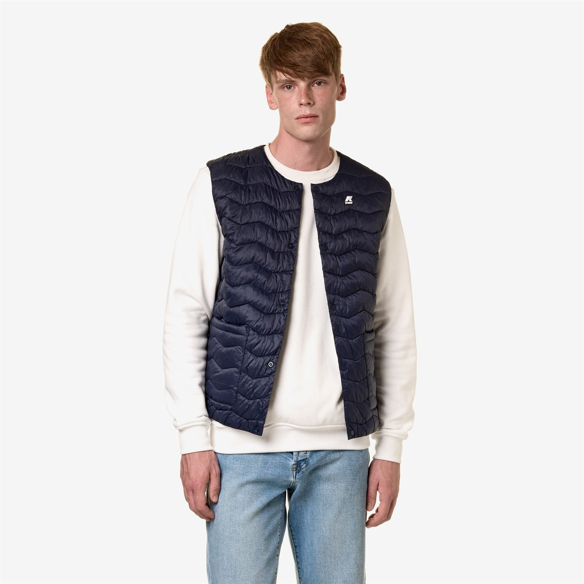 VALTY QUILTED WARM - Vestes - Gilet - Homme - Blue Depth