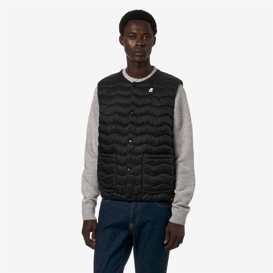 VALTY QUILTED WARM - Vestes - Gilet - Homme - Black Pure