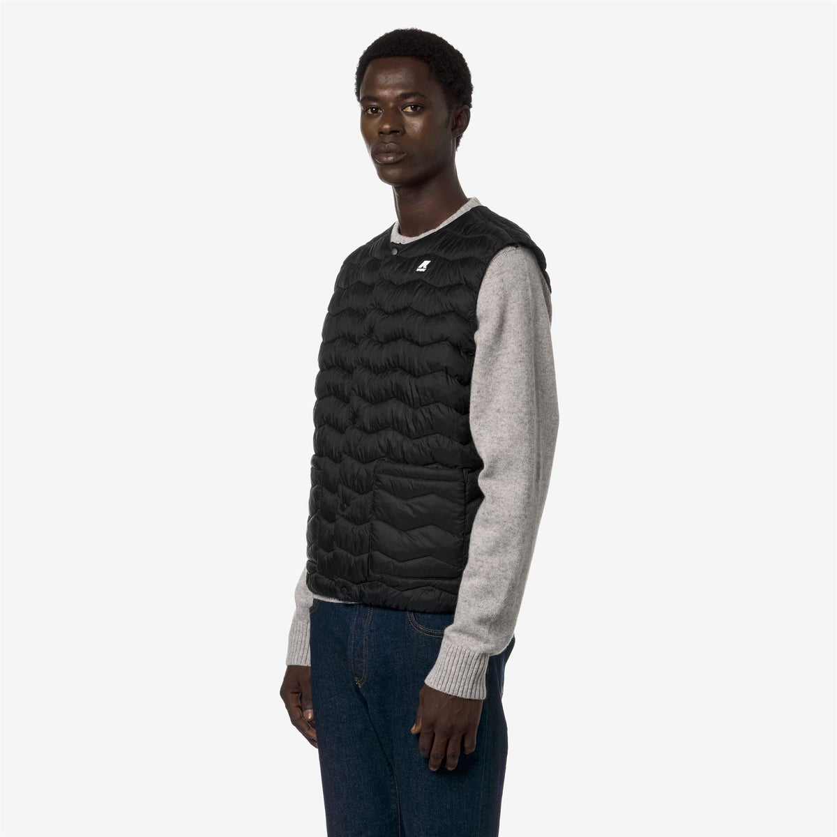 VALTY QUILTED WARM - Vestes - Gilet - Homme - Black Pure