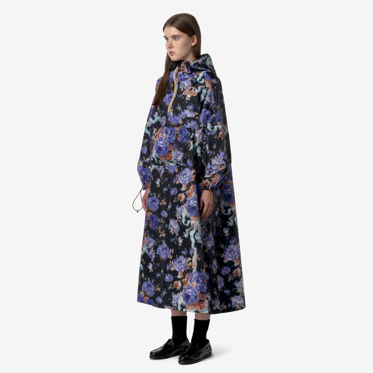 THEREL GRAPHIC UJ - Vestes - Poncho - Unisexe - Cobalt