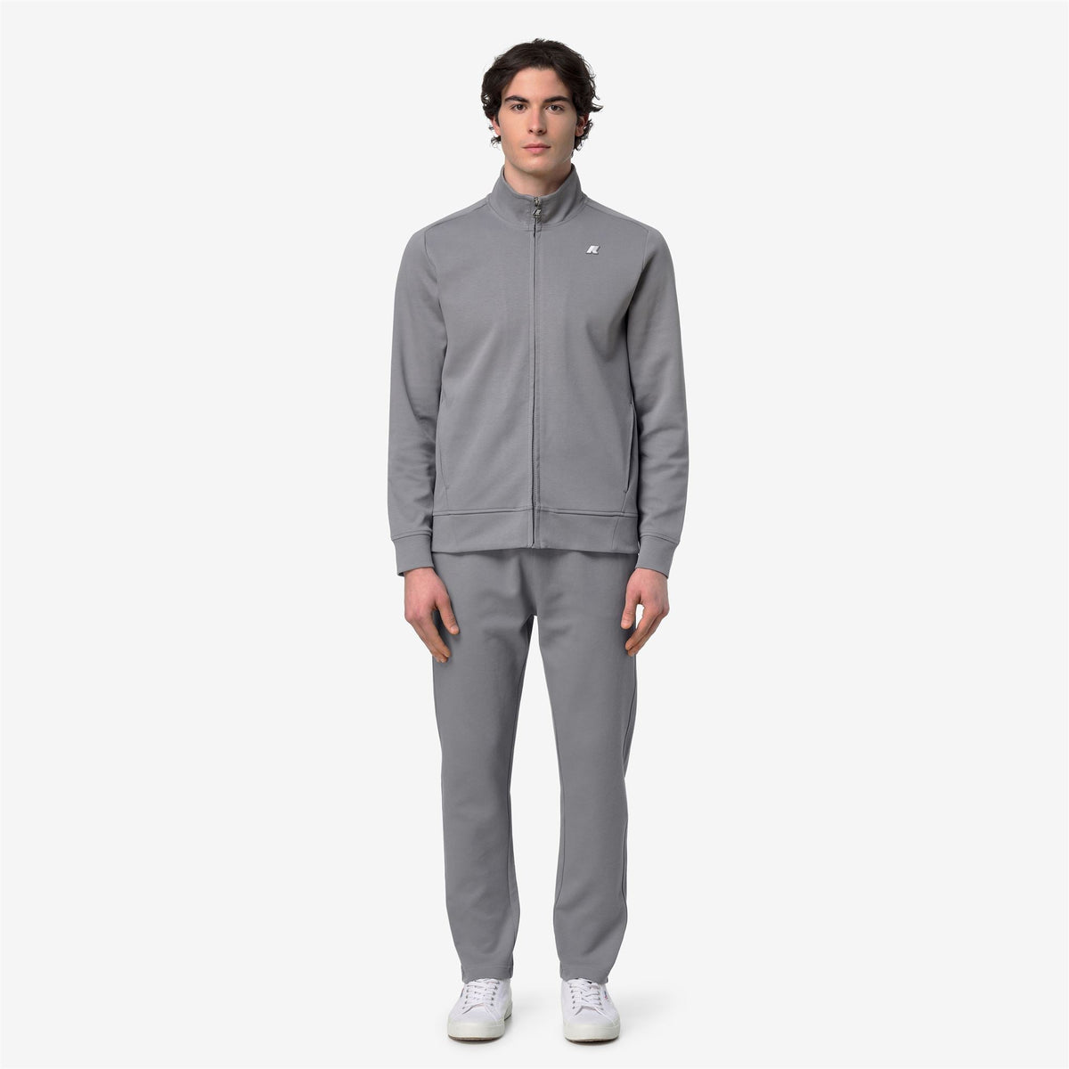 ITON INTERLOCK - Pantalon - Pantalons de sport - Homme - Grey Frost