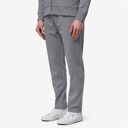 ITON INTERLOCK - Pantalon - Pantalons de sport - Homme - Grey Frost