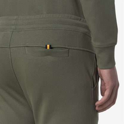 ITON INTERLOCK - Pantalon - Pantalons de sport - Homme - Green Lichen