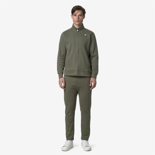 ITON INTERLOCK - Pantalon - Pantalons de sport - Homme - Green Lichen