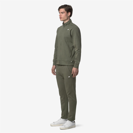 ITON INTERLOCK - Pantalon - Pantalons de sport - Homme - Green Lichen