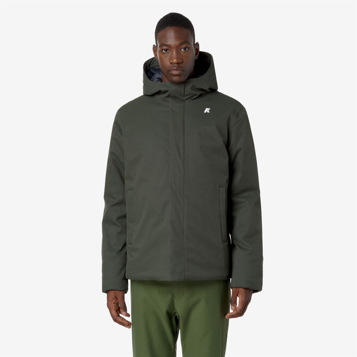 JACKO TWILL MARMOTTA - Vestes - Court - Homme - Green B-Blue A