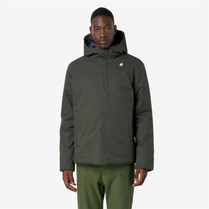 JACKO TWILL MARMOTTA - Vestes - Court - Homme - Green B-Blue A