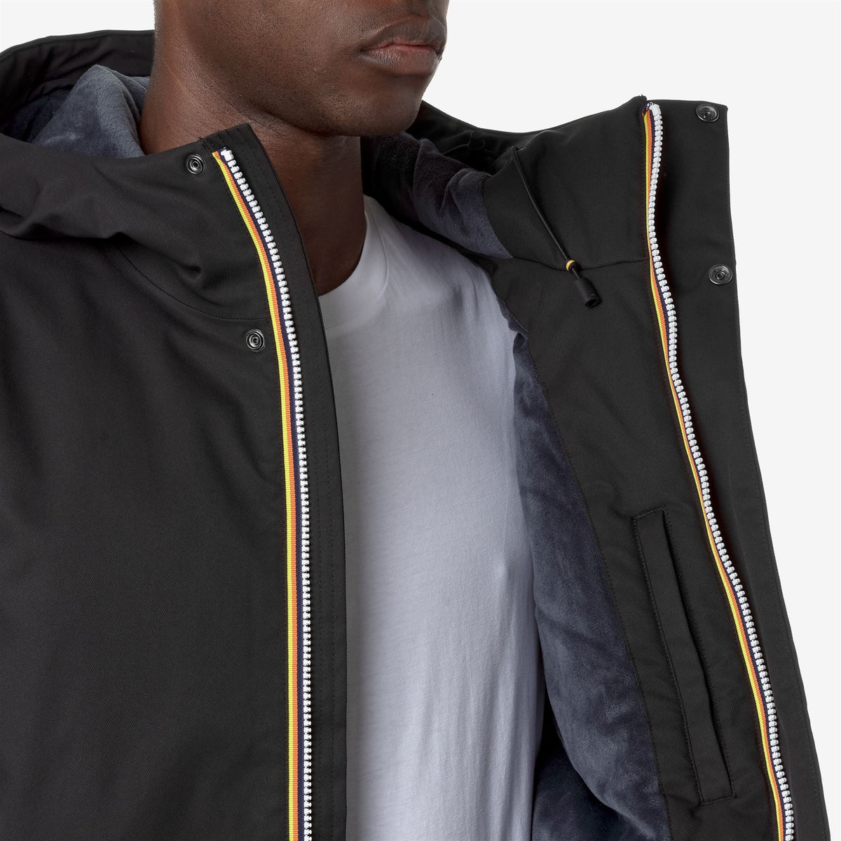 JACKO TWILL MARMOTTA - Vestes - Court - Homme - Black P-Blue A