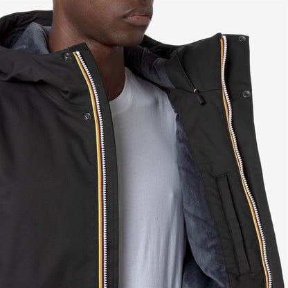 JACKO TWILL MARMOTTA - Vestes - Court - Homme - Black P-Blue A