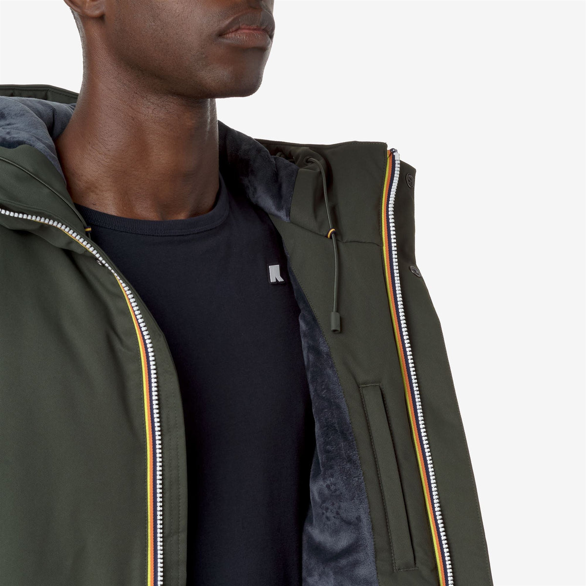 JARNO TWILL MARMOTTA - Vestes - Court - Homme - Green B-Blue A