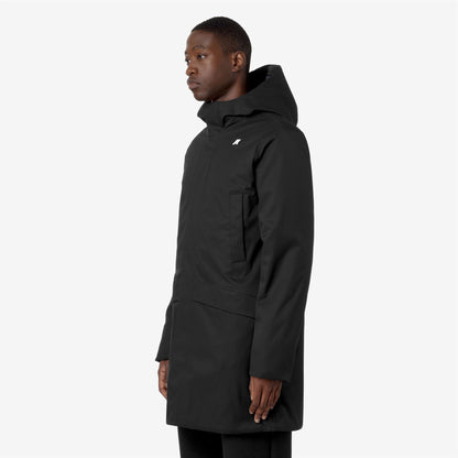 JARNO TWILL MARMOTTA - Vestes - Court - Homme - Black P-Blue A