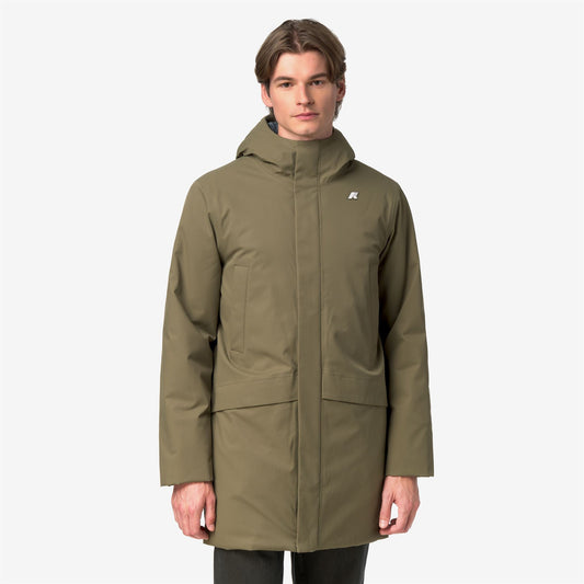 JARNO TWILL MARMOTTA - Vestes - Court - Homme - Green Army-Blue Airforce
