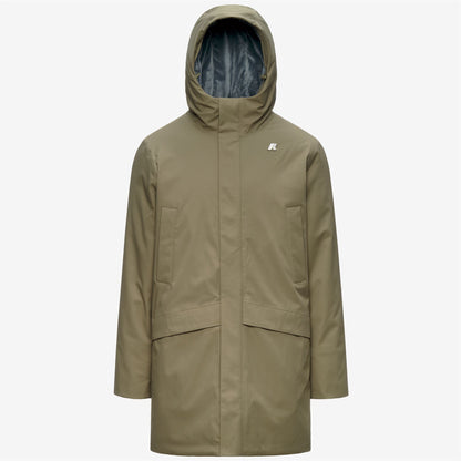 JARNO TWILL MARMOTTA - Vestes - Court - Homme - Green Army-Blue Airforce