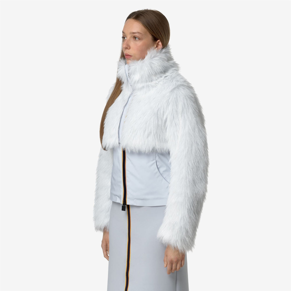 MEL ECO FUR BONDED - Vestes - Court - Femme - Grey Lilla-Black Ash