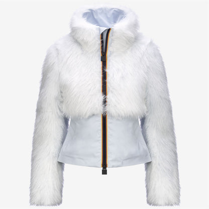 MEL ECO FUR BONDED - Vestes - Court - Femme - Grey Lilla-Black Ash