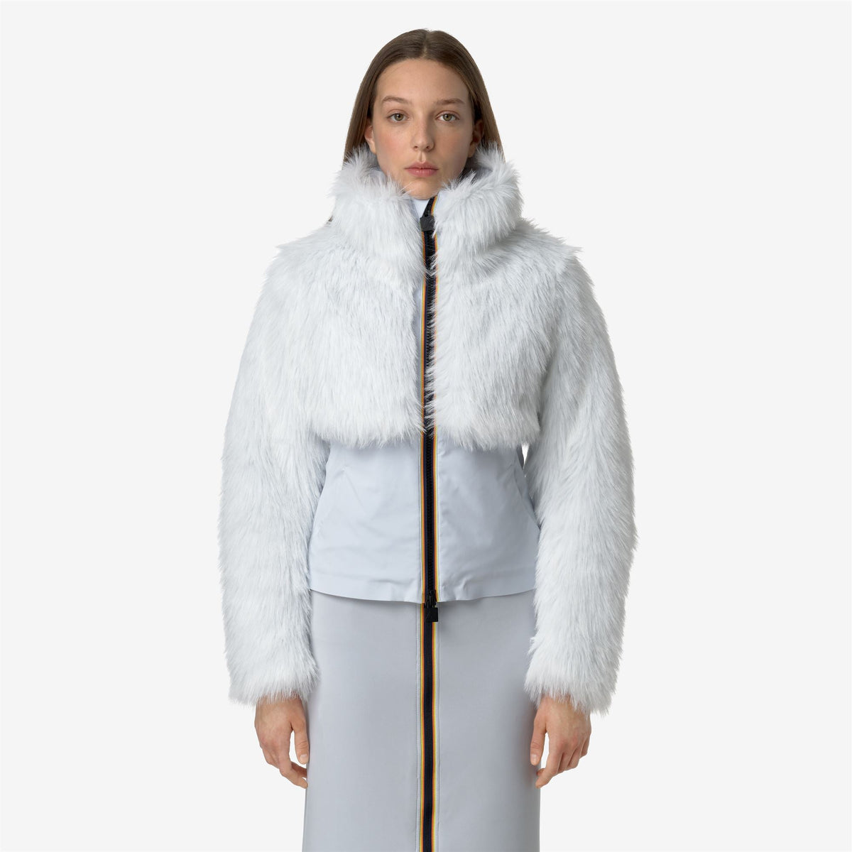 MEL ECO FUR BONDED - Vestes - Court - Femme - Grey Lilla-Black Ash