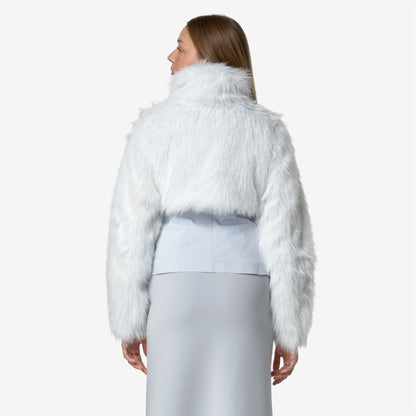 MEL ECO FUR BONDED - Vestes - Court - Femme - Grey Lilla-Black Ash