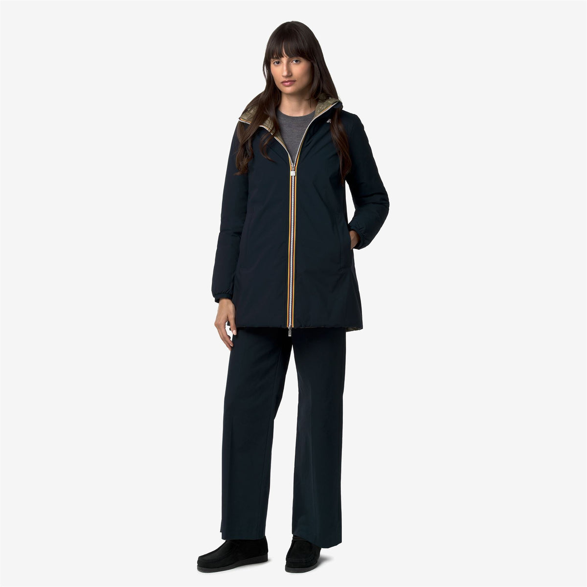 SOPHIE ST THERMO DOUBLE - Vestes - Milieu - Femme - Blue Depth-Green Army