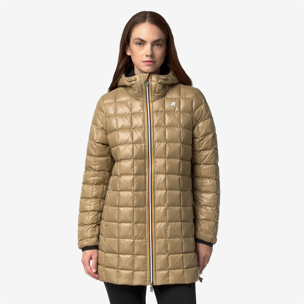 SOPHIE ST THERMO DOUBLE - Vestes - Milieu - Femme - Black Pure-Beige Khaki