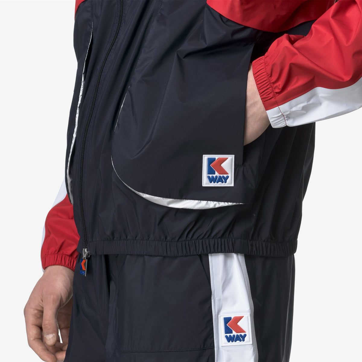 7002 FULL ZIP - Vestes - Court - Unisexe - BLUE RED WHITE